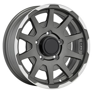 Sparco Wheels Dakar Jimny Alloy Wheels In Matt Dark Grey Lip Polished Set Of 4