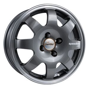 Speedline Corse SL675 Alloy Wheels in Anthracite Polished Rim Set of 4