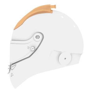 Schuberth Flat Top Forced Air Scoop For SF3 ABP / SF4 / SP1 / SK1 Helmets