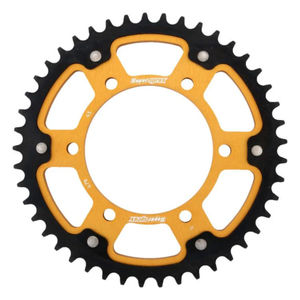 Supersprox Stealth Gold Rear Motorcycle Sprocket
