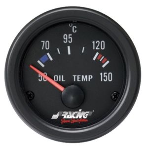Simoni Racing 2&quot; Carbon Look Oil Temperature Gauge