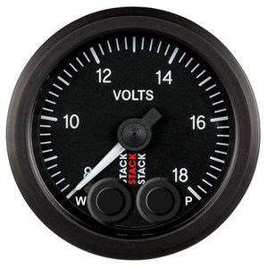 Stack Pro Control Battery Voltmeter Gauge