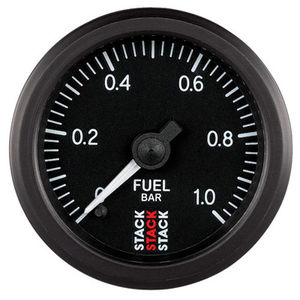 Stack Professional Fuel Pressure Gauge For Low Pressure Systems