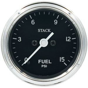 Stack Classic Pro Stepper Motor Fuel Pressure Gauge For Low Pressure Systems