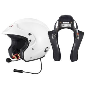 Stilo Sport Plus Rally Helmet & Stand21 Club Series FHR Device Package