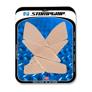 STOMPGRIP TANK GRIP PAD VOLCANO HYBRID CLEAR/BLACK YAM YZF-R6 08-16 55