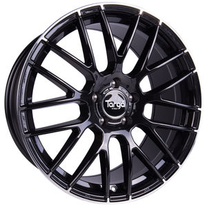 Targa TG2 Alloy Wheels In Gloss Black/Polished Lip Set Of 4