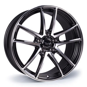 Targa TG5 Alloy Wheels In Gloss Black/Polished Face Set Of 4