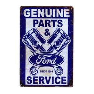 Demon Tweeks Vintage Metal Sign - Ford Genuine Pars & Service