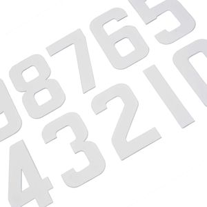 One Industries Supercross Digit Number `6` In White 7