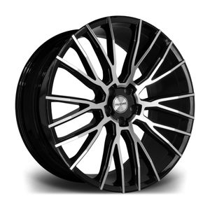 Riviera RV127 Alloy Wheels In Black Polished Set Of 4