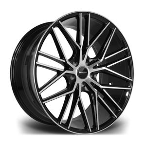 Riviera RV130 Alloy Wheels In Black Polished Set Of 4