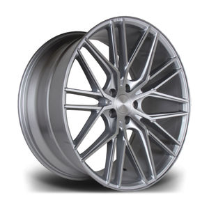 Riviera RV130 Alloy Wheels In Silver Brushed Set Of 4