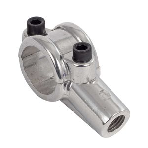Warrior Handlebar Mirror Mount Adaptor (Silver) 10mm Thread