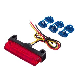 Warrior 12 Volt Universal Red LED Rear Light / Rain Light / Safety Light