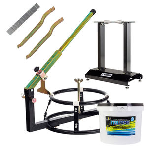 Warrior DIY Motorcycle Tyre Fitting Package 6 - Changer/Levers/Balancer/Paste/Weights