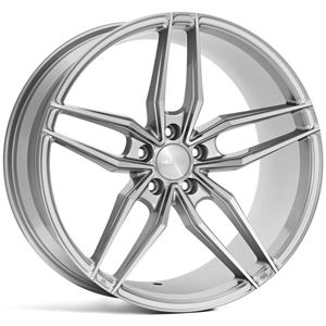 Veemann V-FS37 Alloy Wheels In Silver Machined Set Of 4