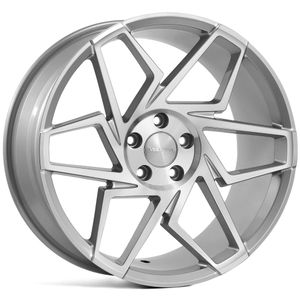 Veemann V-FS27R Alloy Wheels In Silver Machined Set Of 4