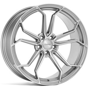 Veemann VC632 Alloy Wheels In Quartz Silver Machined Set Of 4