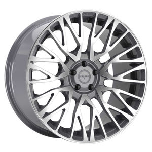 Velare VLR01 Alloy Wheels In Platinum Grey With Machined Face Set Of 4