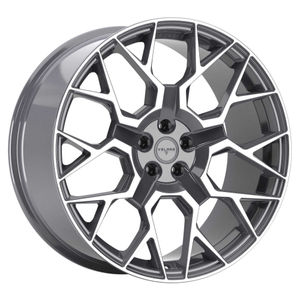 Velare VLR02 Alloy Wheels In Platinum Grey With Machined Face Set Of 4