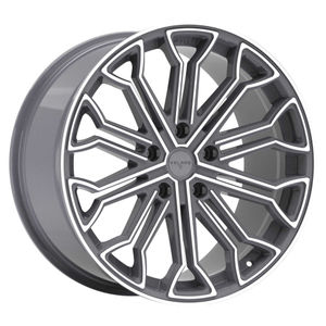 Velare VLR04 Alloy Wheels In Platinum Grey With Machined Face Set Of 4