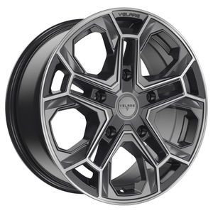 Velare VLR-ST Alloy Wheels In Platinum Grey With Machined Face Set Of 4