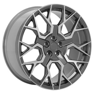 Velare VLR02 Alloy Wheels In Platinum Grey With Machined Face Set Of 4