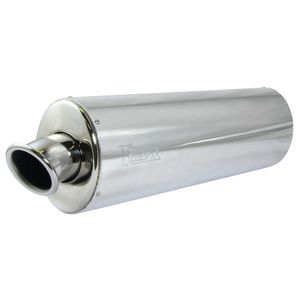Viper Oval Bolt On Silencer - Alloy Sleeve
