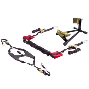 Warrior Bar Straps, Tyre Down and Heavy Duty Wheel Chock Bundle