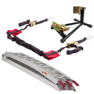 Warrior Bar Straps, Wheel Chock and Loading Ramp Bundle