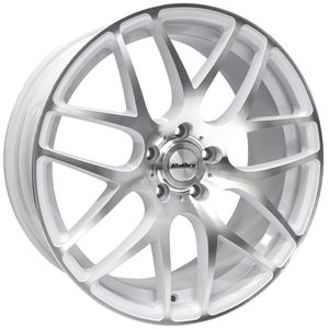 Calibre Exile-R Alloy Wheels in White Polished Set of 4