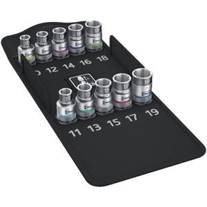 Wera 8790 HMC HF/10 Zyklop Socket Set 1/2&quot; Drive - Metric - 004203