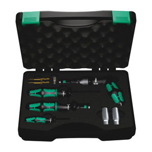 Wera 7443/61/9 Kraftform Tyre Pressure Control Systems Assembly Set 9 Piece