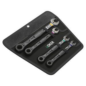 Wera Joker Imperial Spanner Set, 4PC, 7/16&quot;, 1/2&quot;, 9/16&quot;, 3/4&quot; - 073295
