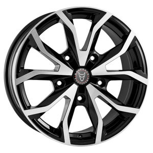 Wolfrace Wheels Assassin TRS Alloy Wheels In Black/Polished Set Of 4