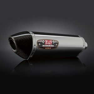 Yoshimura R77 Slip On - Stainless Silencer / Carbon End Cap