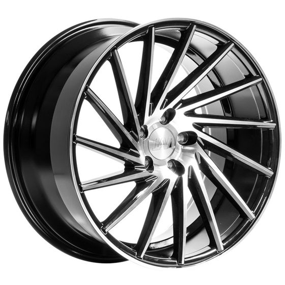 アルミ Buy 1AV ZX1 Alloy Wheels in Black/Polished Set of 4 | Demon Tweeks