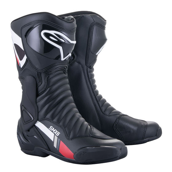 Alpinestars SMX-6 v2 黒/赤 EU41 JP26 Alpinestars SMX-6 V3 Boots Vented Black/Silver/Red – Sierra