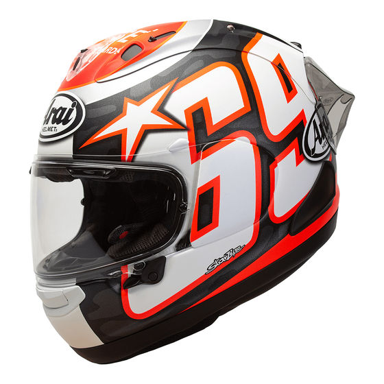 Buy Arai RX-7V Evo Hayden Reset Replica Motorcycle Helmet | Demon
