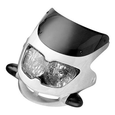 Buy Bike It Universal Dash Screen Fairing Headlight | Demon