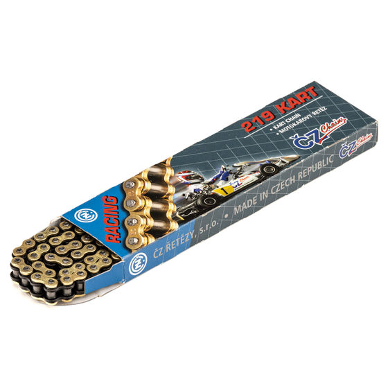 219R KART TECHNOLOGY チェーン 3個セット Buy CZ Chains 219 Pitch High Quality O Ring Kart Chain | Demon Tweeks
