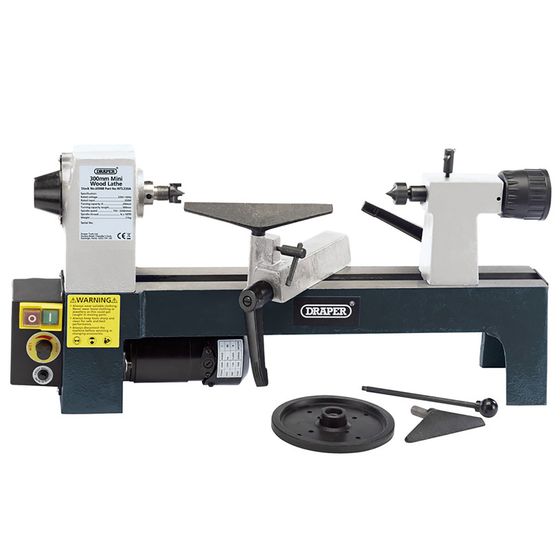 Buy Draper 250W 230V Variable Speed Mini Wood Lathe - WTL330A