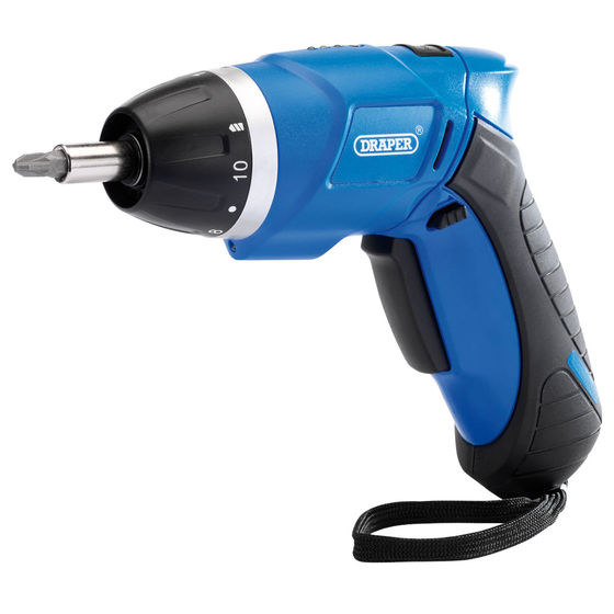 Draper Storm Force Cordless Li Ion Screwdriver Kit 3.6V CD36LIASF