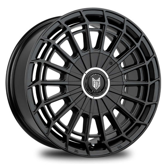 Buy Fox Wheels WX1 Alloy Wheels In Satin Black Set Of 4 | Demon Tweeks