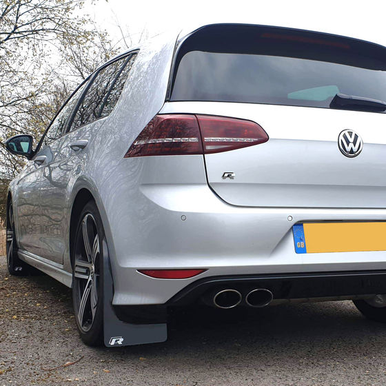 Buy rallyflapZ 4mm Thick Rally Style Mudflaps - GOLF-R-MK7H-4-GBLK