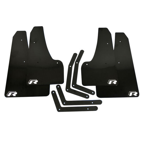 Buy rallyflapZ 4mm Thick Rally Style Mudflaps - GOLF-R-MK7H-4-GBLK