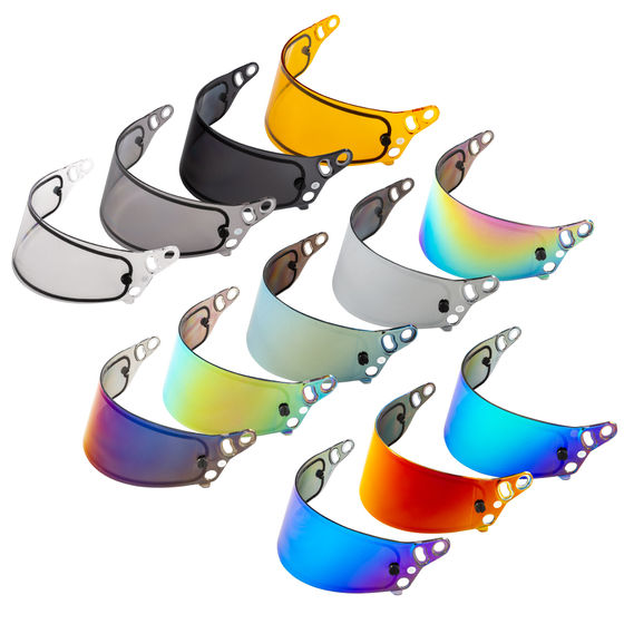 bell 3 4 helmet flip down visor WANCAR Motorcycle Standard 3-Snap Button Up Universal Bubble for Open Face Half Wind Shield(Mirrored) : Automotive down internal shield in Dark Smoke that provides on the fly protection from the sun Shield - Helmet - 3-Snap