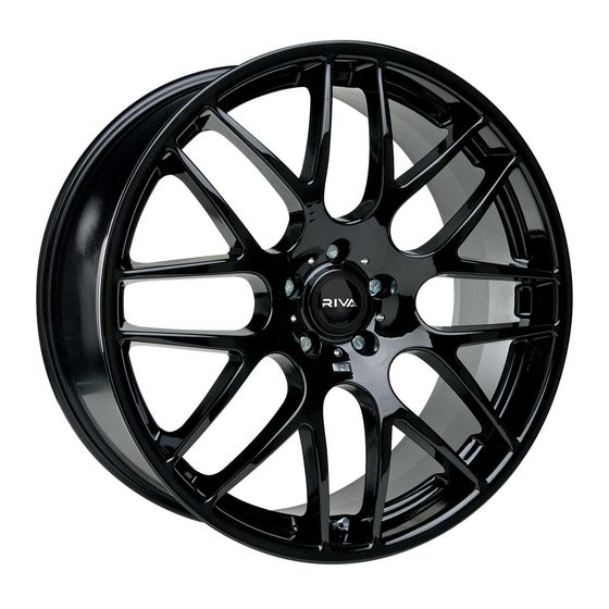 Buy Riva DTM Alloy Wheels in Black Gloss Set of 4 | Demon Tweeks