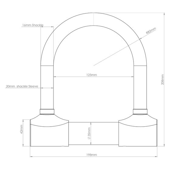 Buy Oxford Alarm D Disc Lock LK220 Demon Tweeks